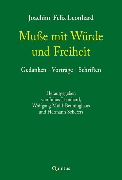 Muße mit Würde und Freiheit