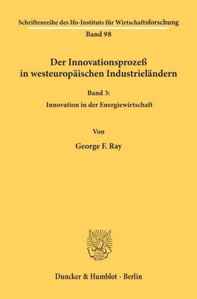Der Innovationsprozeß in westeuropäischen Industrieländern.