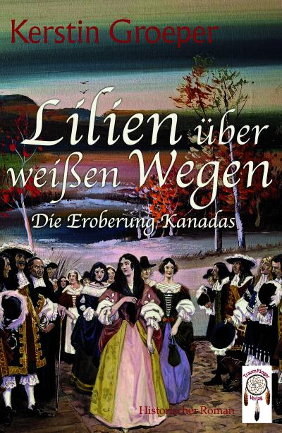 Lilien über weißen Wegen