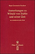 Anmerkungen zu Wibald von Stablo und seiner Zeit a