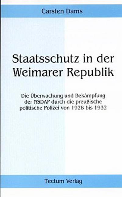 Staatsschutz in der Weimarer Republik