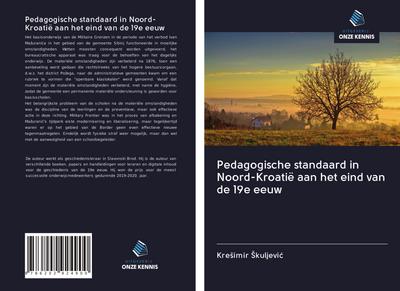 Pedagogische standaard in Noord-Kroatië aan het eind van de 19e eeuw