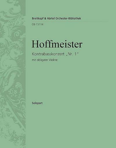 Konzert D-Dur Nr.1für Kontrabass und Orchester (mit obligater Violine)