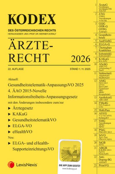KODEX Ärzterecht 2026 - inkl. App