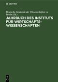 Jahrbuch des Instituts für Wirtschaftswissenschaften