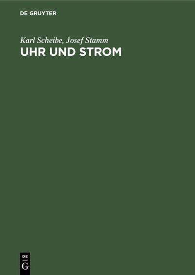Uhr und Strom
