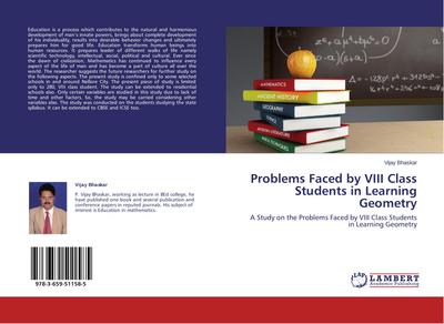 Problems Faced by VIII Class Students in Learning Geometry