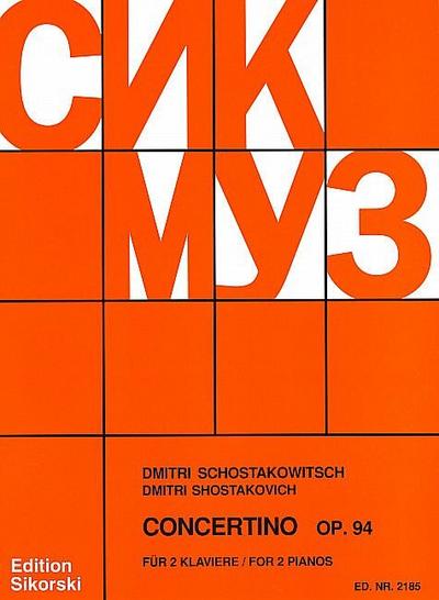 Concertino op.94für 2 Klaviere