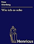 Wie ich es sehe