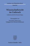 Wissenschaftsrecht im Umbruch.