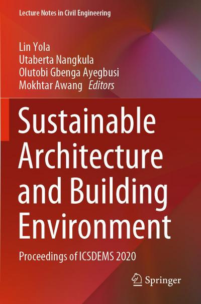 Sustainable Architecture and Building Environment