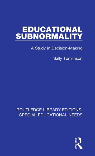 Educational Subnormality