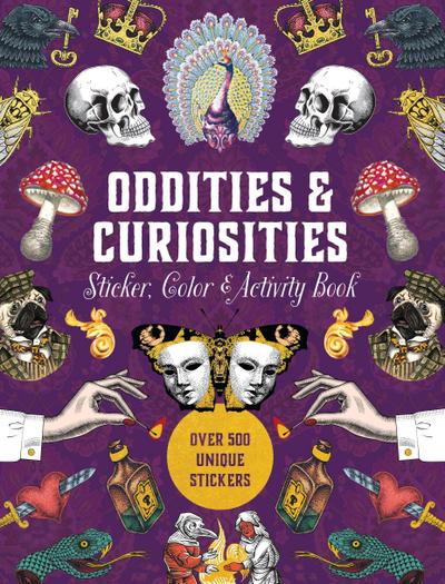 Oddities & Curiosities Sticker, Color & Activity Book