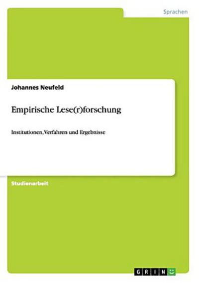 Empirische Lese(r)forschung