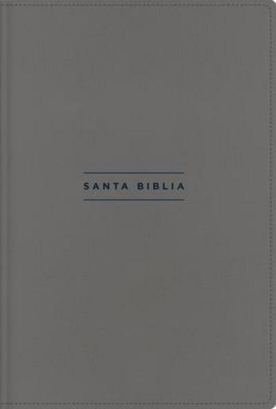 Nvi, Santa Biblia, Texto Revisado 2022, Una Columna Con Referencias, Piel Reciclada, Palabras de Jesús En Rojo, Gris, Comfort Print