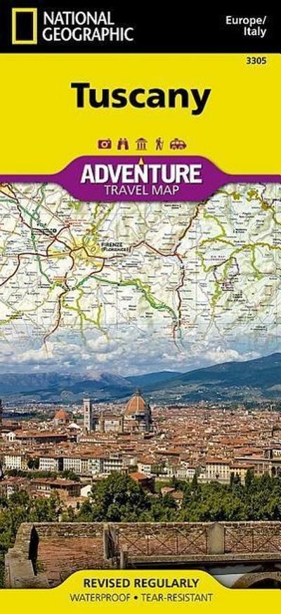 Tuscany Map [Italy] - National Geographic Maps