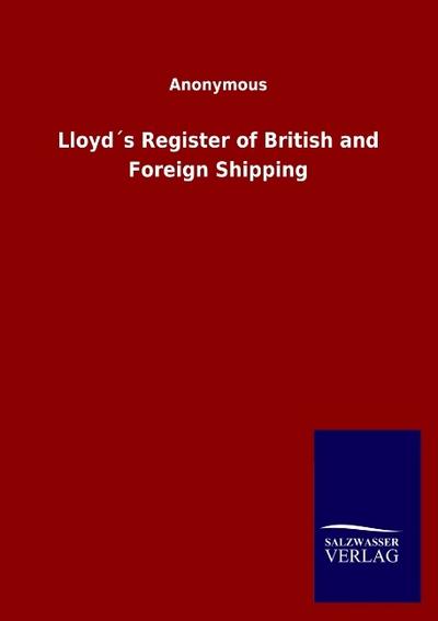 Lloyd´s Register of British and Foreign Shipping