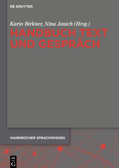 Handbuch Text und Gespräch