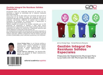 Gestión Integral De Residuos Sólidos Especiales