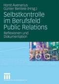 Selbstkontrolle im Berufsfeld Public Relations