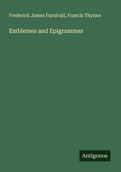 Emblemes and Epigrammes