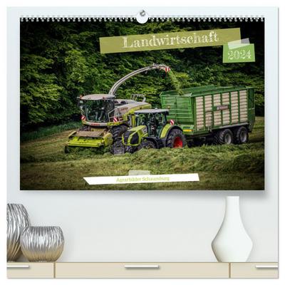 Landwirtschaft 2024 (hochwertiger Premium Wandkalender 2024 DIN A2 quer), Kunstdruck in Hochglanz