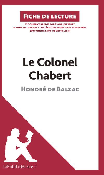 Le Colonel Chabert d’Honoré de Balzac (Fiche de lecture)