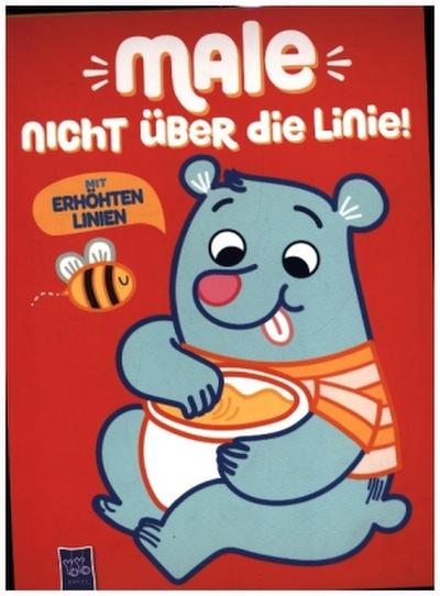 Male nicht über die Linie - Rot