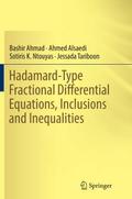 Hadamard-Type Fractional Differential Equations, I