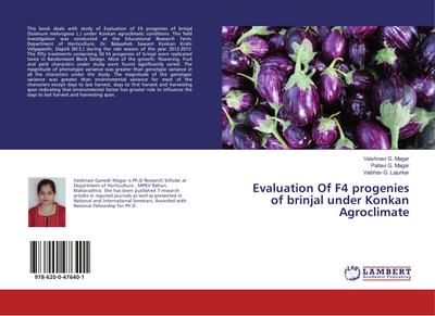 Evaluation Of F4 progenies of brinjal under Konkan Agroclimate
