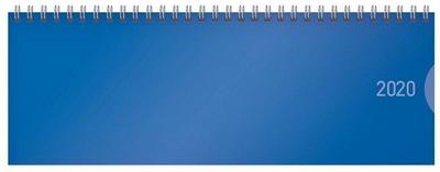 Tischquerkalender Classic Colourlux blau 2020