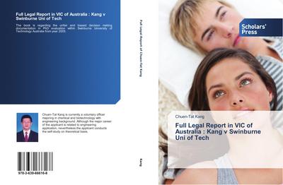 Full Legal Report in VIC of Australia : Kang v Swinburne Uni of Tech