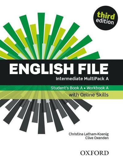 English File: Intermediate: Student’s Book/Workbook MultiPack A with Oxford Online Skills