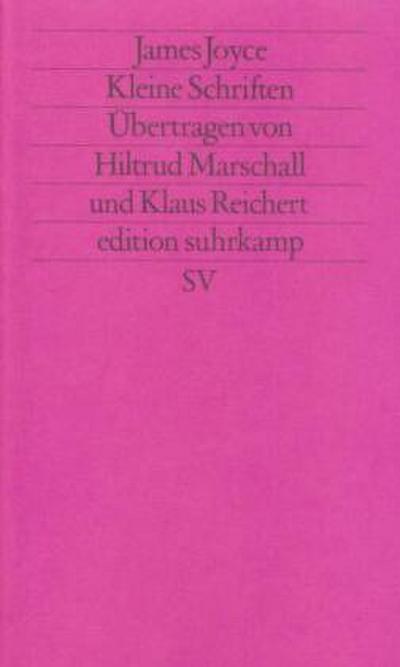 Kleine Schriften