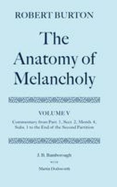 The Anatomy of Melancholy