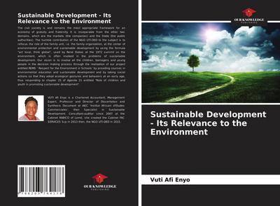 Sustainable Development - Its Relevance to the Environment