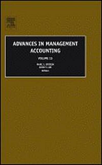 Advances in Management Accounting