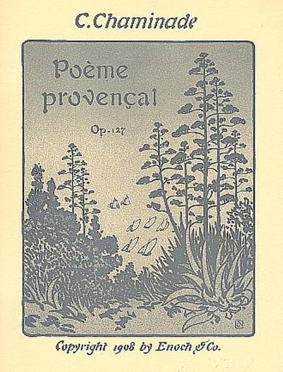 Poeme provencal op.127 pour piano