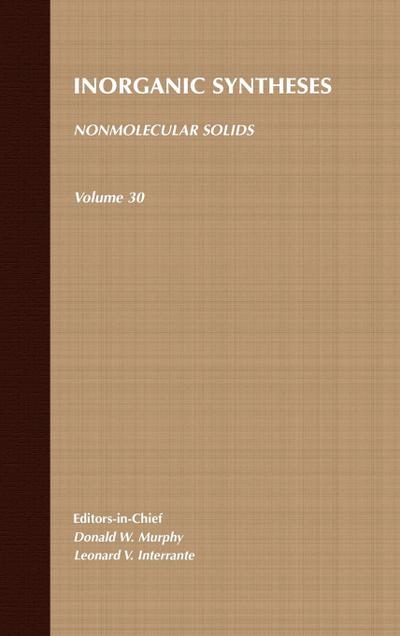 Nonmolecular Solids, Volume 30