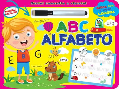 A B C alfabeto. Scrivi e cancella