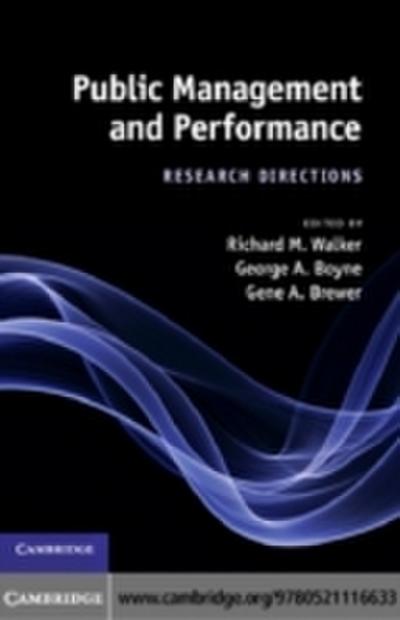 Public Management and Performance
