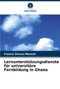 Lernunterstützungsdienste für universitäre Fernbil