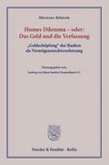 Humes Dilemma - oder: Das Geld und die Verfassung