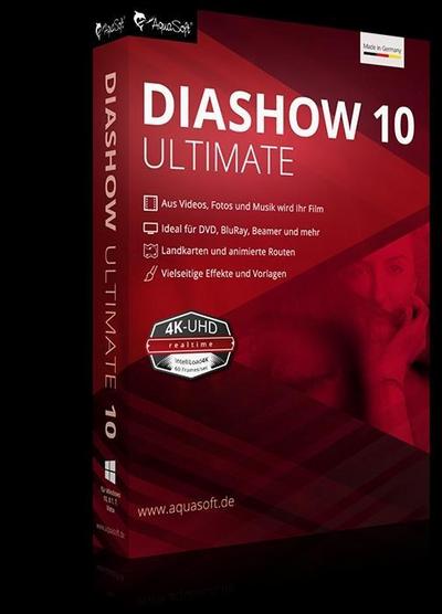 AquaSoft DiaShow 10 Ultimate, 1 DVD-Rom