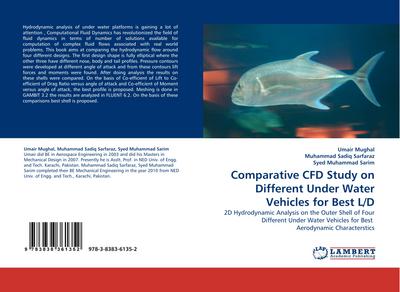 Comparative CFD Study on Different Under Water Vehicles for Best L/D