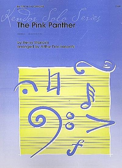 The Pink Pantherfor tenor saxophone and piano