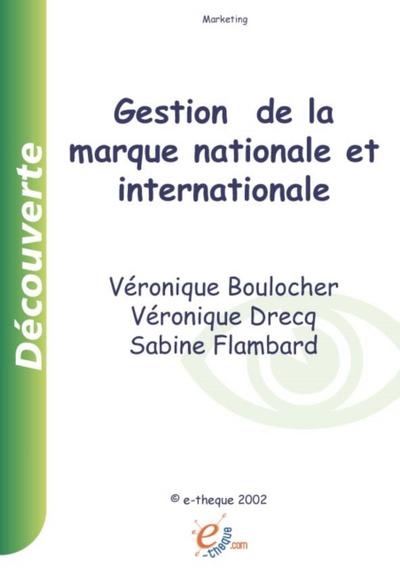 Gestion de la marque locale et internationale