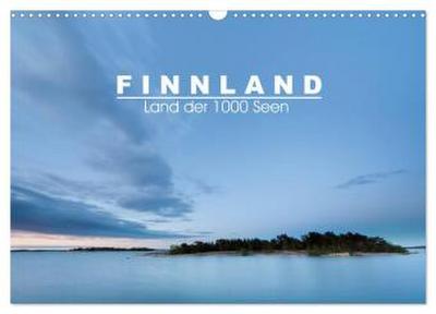 Finnland: Land der 1000 Seen (Wandkalender 2026 DIN A3 quer), CALVENDO Monatskalender