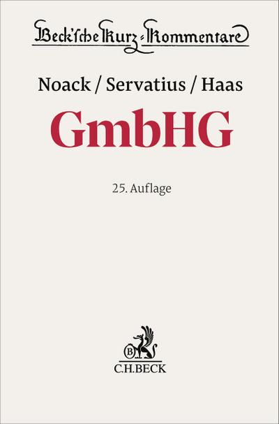 Gesetz betreffend die Gesellschaften mit beschränkter Haftung. GmbHG