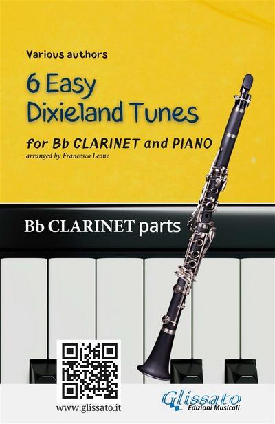 Bb Clarinet & Piano "6 Easy Dixieland Tunes" clarinet parts